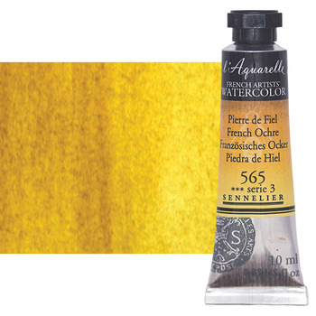 Sennelier l'Aquarelle Artists Watercolor 10ml Tube - French Ochre