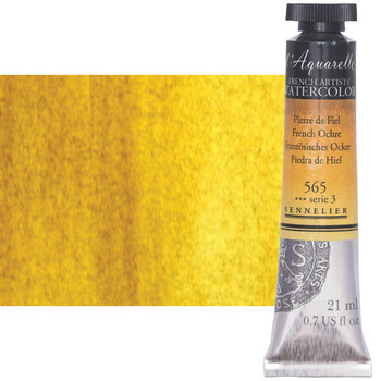 Sennelier l'Aquarelle Artists Watercolor - French Ochre, 21ml Tube