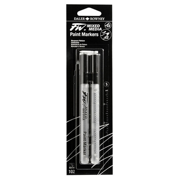FW Mixed Media Small Marker 1mm Hard Point Nibs Pack Of 2