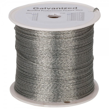 Braided Galvanized Picture Wire #2, 5 lb. Spool 1,500 Feet