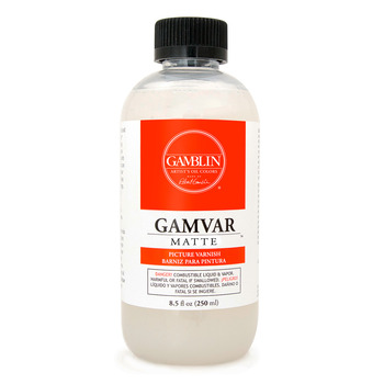 Gamblin Gamvar Matte Varnish 8.5oz Bottle
