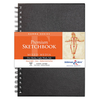 Stillman and Birn Premium Gamma Wirebound Sketchbook - 7”x10” (50-Sheets)