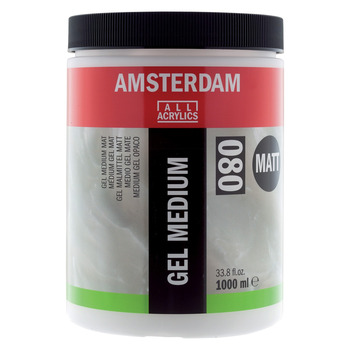 Talens Amsterdam All Acrylic Mediums - Gel (Matte), 1L