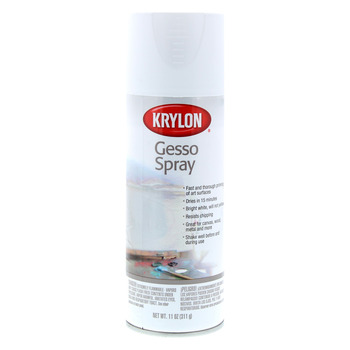 Krylon Gesso Spray, 11oz Can