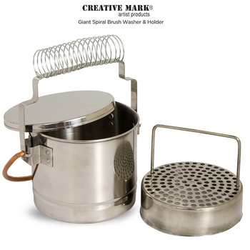 Giant Spiral Nickel Plated Brush Washer by Creative Mark