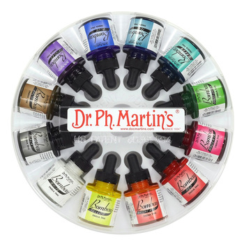 Dr. Ph. Martin's Bombay India Ink Glass Bottle Set #1 - 1oz