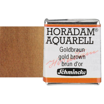 Schmincke Horadam Watercolor Gold Brown Half-Pan