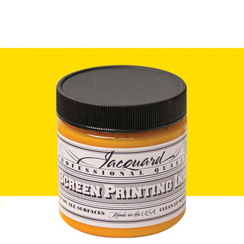 Jacquard Screen Printing Ink 4 oz Jar - Golden Yellow