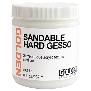 GOLDEN Gesso Sandable Hard 8 oz