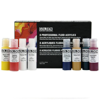 Acrylic Select Professional Assorted Color 15 ml (Set of 8)