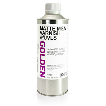 Golden Acrylic Varnishes Matte MSA with UVLS 16 oz