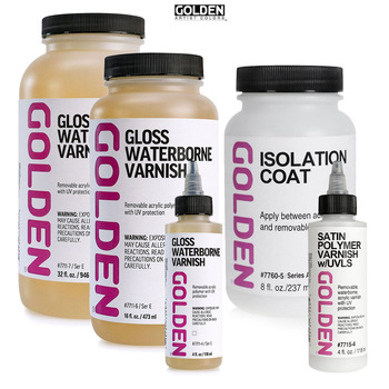 GOLDEN Waterborne Varnish & Isolation Coats