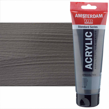 Amsterdam Standard Series Acrylic Paint - Graphite, 250ml Tube
