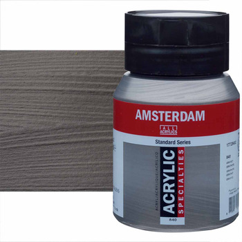 Amsterdam Standard Series Acrylic Paint - Graphite, 500ml Jar