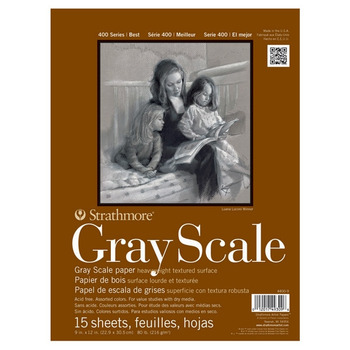 Strathmore 400 Series 9x12" Gray Scale Pad Assorted Tints