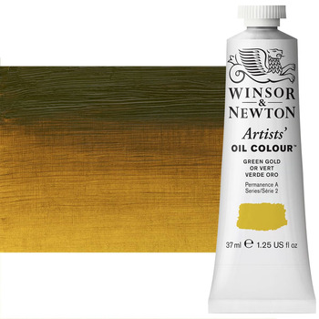 Winsor & Newton Artists' Oil - Green Gold, 37ml Tube