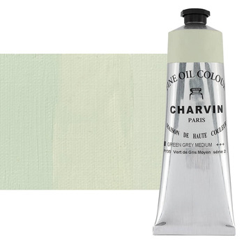 Charvin Fine Oil Paint, Green Gray Medium - 150ml