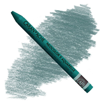 Caran d'Ache Neocolor II Water-Soluble Wax Pastels - Greenish Blue, No. 190