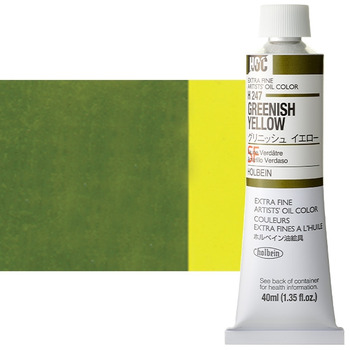 Holbein Extra-Fine Artists' Oil Color 40 ml Tube - Greenish Yellow