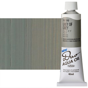Holbein Duo Aqua Water-Soluble Oil Color 40 ml Tube - Grey of Grey
