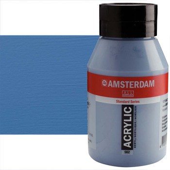Amsterdam Standard Series Acrylic Paint - Greyish Blue, 1 Liter Jar