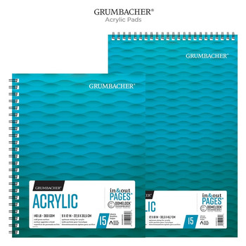Grumbacher Acrylic In & Out Pads