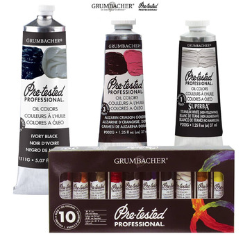 Grumbacher Pre-Tested Professional Oil Paints & Sets