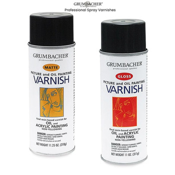Grumbacher Professional Spray Varnishes