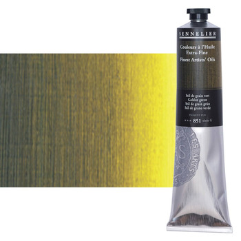 Sennelier Artists' Extra-Fine Oil - Golden Green, 200 ml Tube