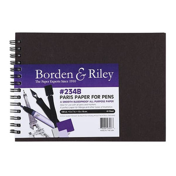 Borden & Riley Hard Cover Field Book #234B Paris Paper 5X7 In