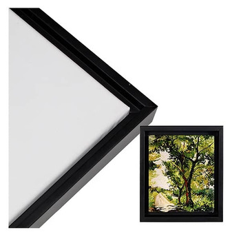 Illusions Floater Frame, 5"x7" Black - 3/4" Deep