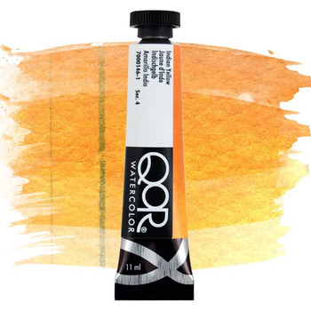 QoR Watercolor Paint - Indian Yellow, 11ml Tube