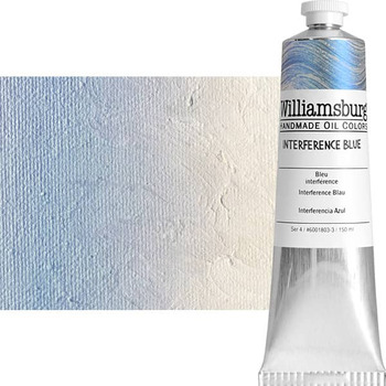 Williamsburg Handmade Oil Paint - Interference Blue, 150ml Tube