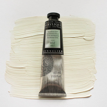 Sennelier Extra Fine Artist Acrylics - Interference Green, 60ml
