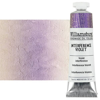 Williamsburg Handmade Oil Paint - Interference Violet, 37ml Tube