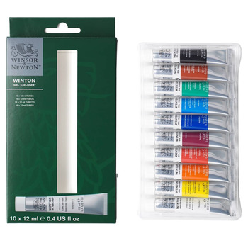 Winton Oil Color Introduction Set of 10, 12ml Tubes