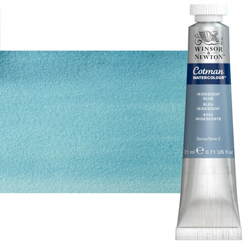 Winsor Newton Cotman Watercolor - Iridescent Blue, 21ml