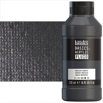 Liquitex BASICS Acrylic Fluid - Iridescent Graphite, 250ml Bottle
