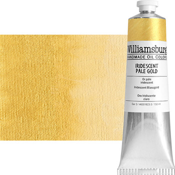 Williamsburg Handmade Oil Paint - Iridescent Pale Gold, 150ml Tube