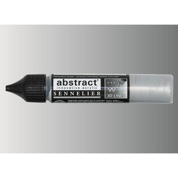 Sennelier Abstract Acrylic Liner 27ml Iridescent Silver