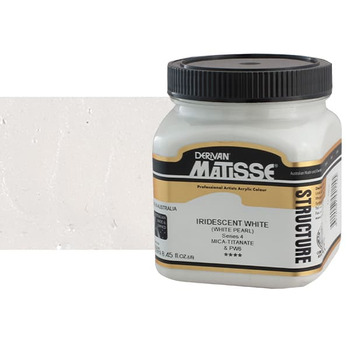 Matisse Structure Acrylic 250 ml Jar - Iridescent White