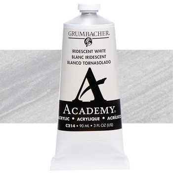 Grumbacher Academy Acrylics Iridescent White 90 ml