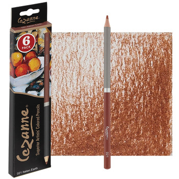 Cezanne Colored Pencils - Italian Earth, Box of 6