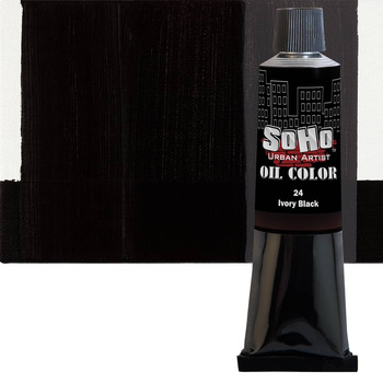 Soho Artist Oil Color Ivory Black, 170ml Tube