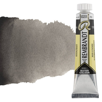 Rembrandt Artists' Watercolor, Ivory Black 20ml Tube