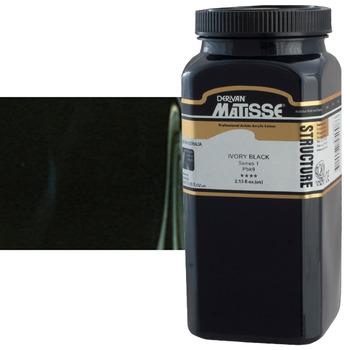Matisse Structure Acrylic Colors Ivory Black 500 ml