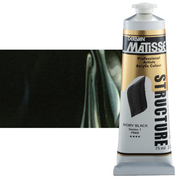 Matisse Structure Acrylic Colors Ivory Black 75 ml