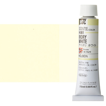 Holbein Extra-Fine Artists' Oil Color 20 ml Tube - Ivory White