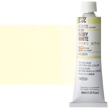 Holbein Extra-Fine Artists' Oil Color 40 ml Tube - Ivory White