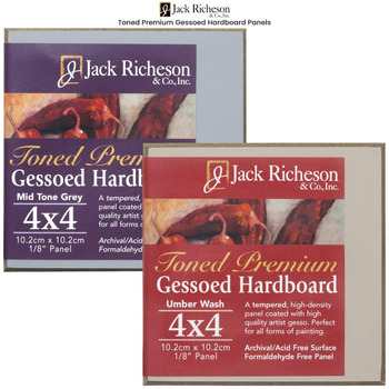 Jack Richeson Toned Premium Gessoed Hardboard Panels
